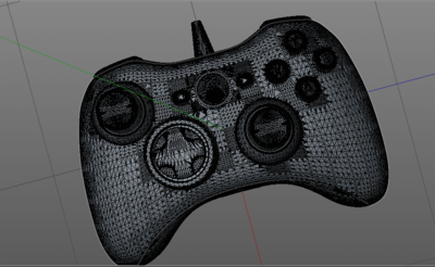xbox手柄含爆炸结构图 游戏手柄模型obj 犀牛通用格式模型
