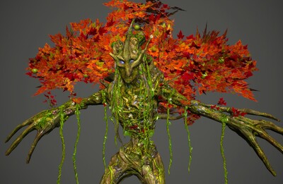 次世代 千年树妖 树人简模 魔戒 树精 treant