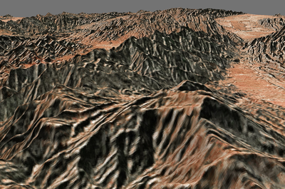 自然地理地形 戈壁 荒漠 河流 山脉 风蚀戈壁 雅丹地貌 高山 群峰 8k*