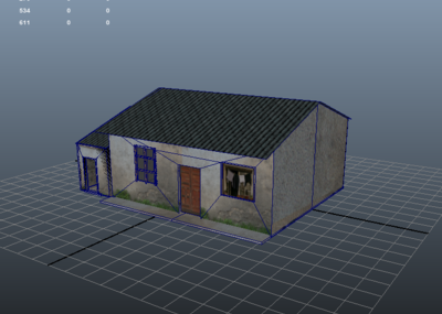 农村老房子_zz1388619作品_建筑私人住宅_cg模型网