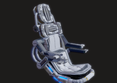 次世代 pbr 太空悬浮椅 科幻椅子 科技椅子 机械椅子 驾驶椅子 科幻