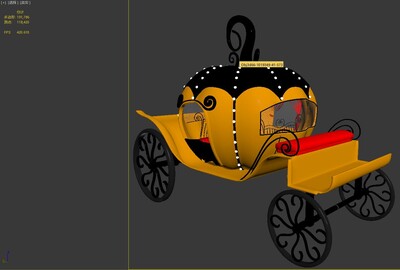 万圣节卡通南瓜车,卡通车,南瓜车,南瓜,车