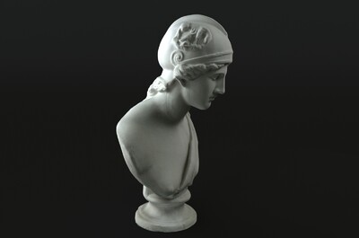 石膏头像战神  石膏半身像 雕像 战神  素描石膏像