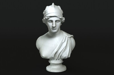 石膏头像战神  石膏半身像 雕像 战神  素描石膏像