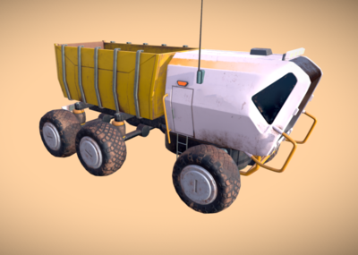 pbr 次世代 火星车 火星矿车 运输车 科幻运输车