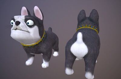 卡通  斗牛犬 老虎狗  牛头犬  英国老虎犬