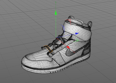 aj1 nike 鞋子 鞋 免费 远动 _我是史治作品_生活用具体育用品_cg模型