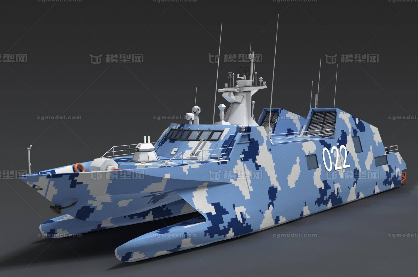 022型导弹艇 导弹艇 导弹快艇 冲锋艇 军用导弹艇 搜索雷达快艇 航海雷达快艇