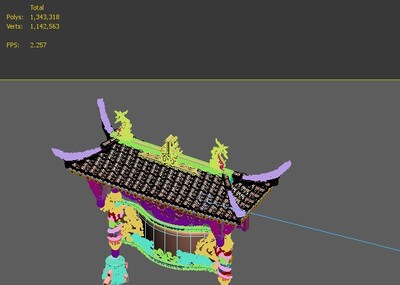 天宫仙榜 高模模型-历史建筑模型库-3ds Max(.max)模型下载-cg模型网