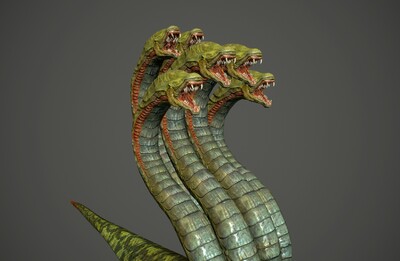 次时代 九头蛇海德拉 洞穴蛇怪 神话 怪物 monster