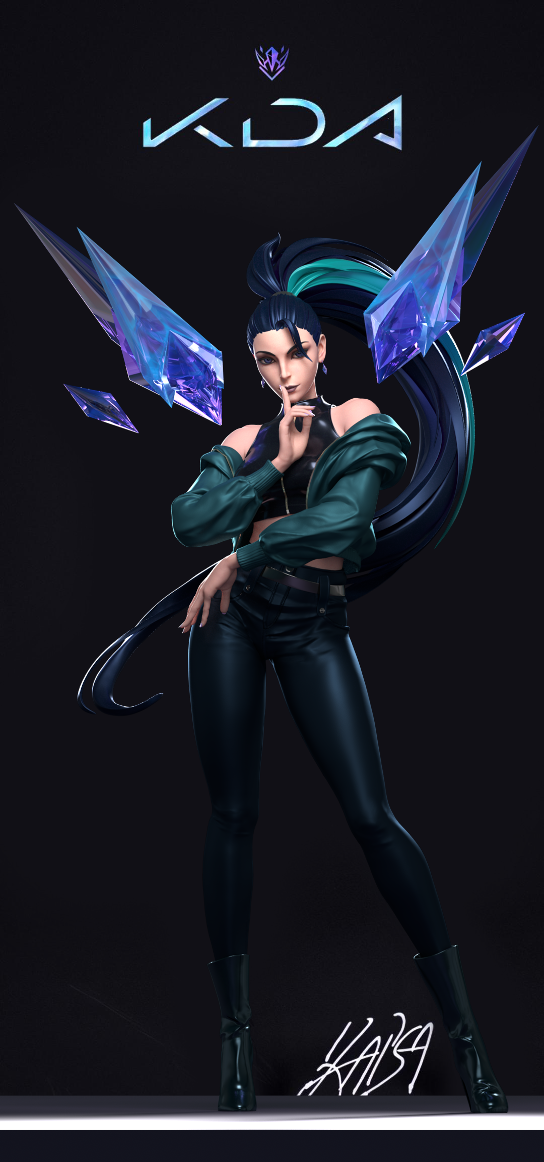 kda卡莎模型 - 角色/人物/生物 - 作品模型 - cg模型网