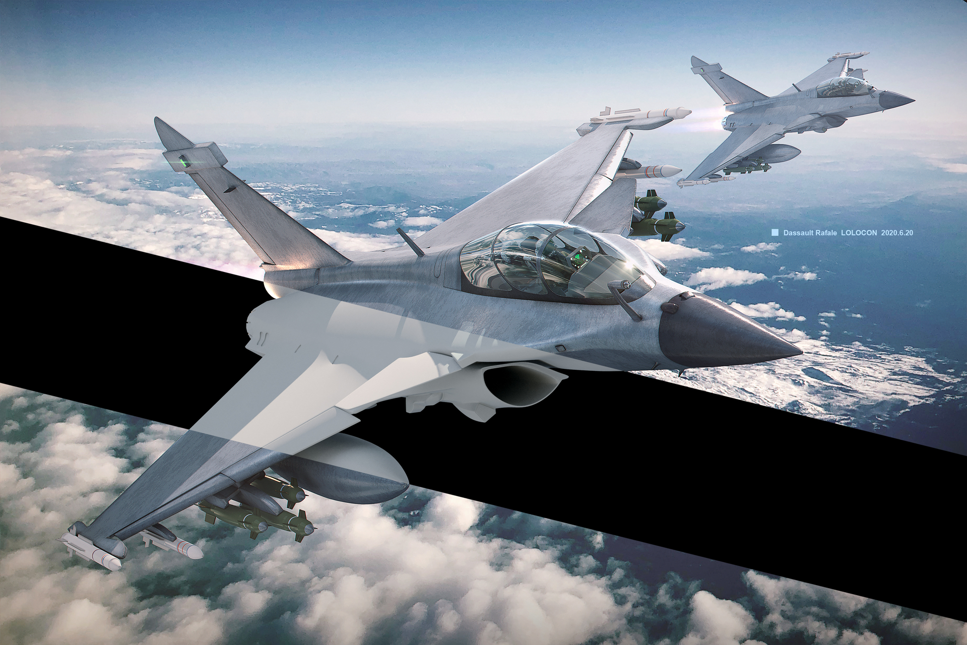 阵风战斗机#模型 - 工业/产品/道具 - 作品模型 - cg模型网