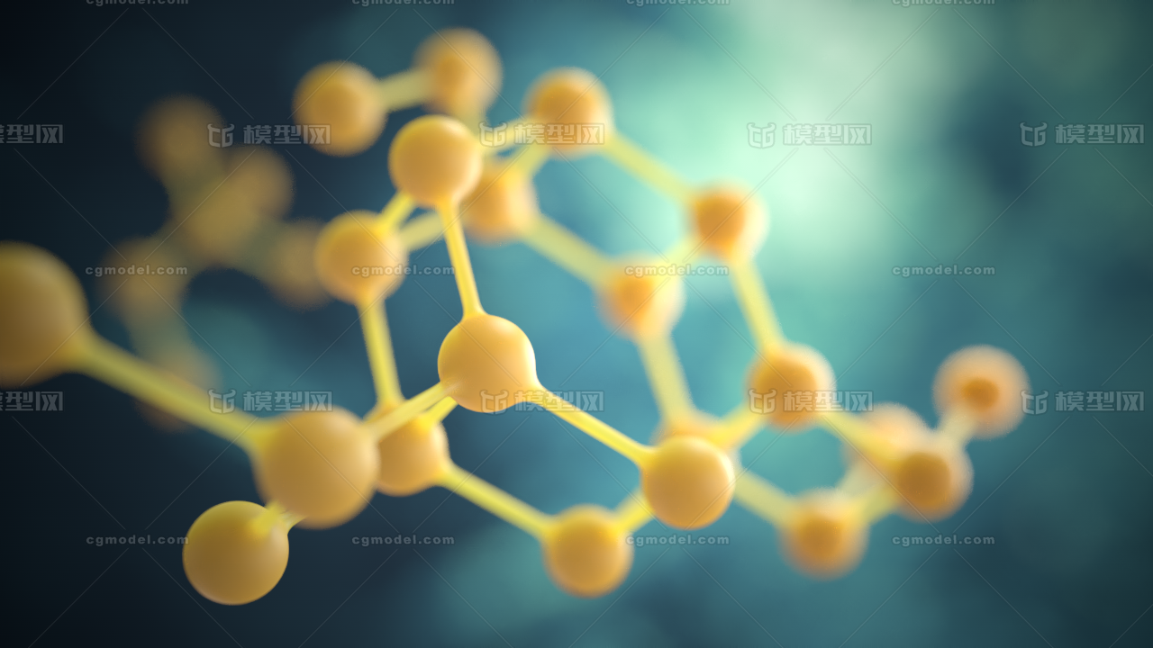 科技感分子结构模型-CINEMA 4D插件模型库-Cinema 4D(.c4d)模型下载-cg模型网