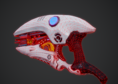 pbr 科幻 概念手枪 能量手枪 枪械 科幻手枪 科幻枪械 scifi 未来武器