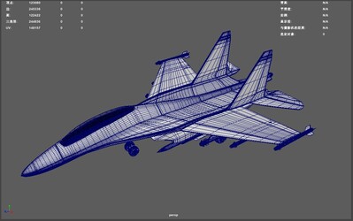 一架(maya源文件,obj文件,_彻撤彻作品_飞机/航空器军用飞机_cg模型网