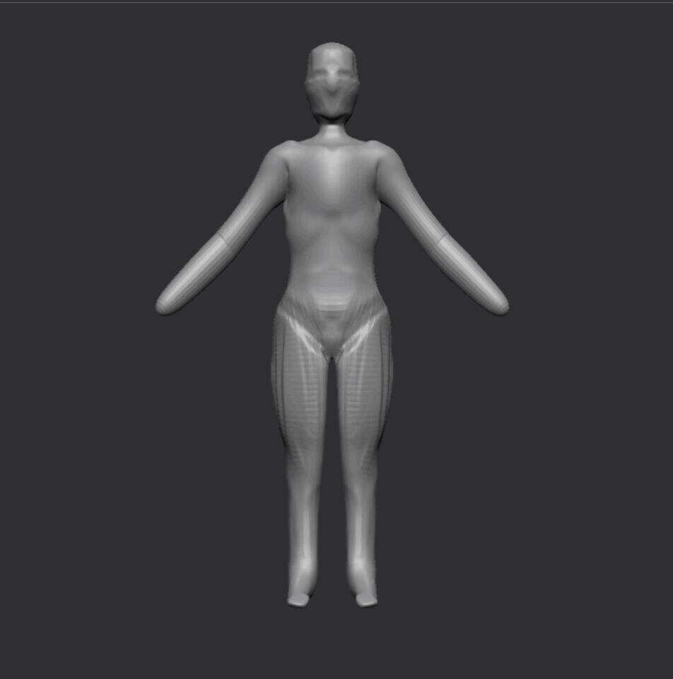 速写女人体_橘子味的橙子cb作品_角色/人物/生物_cg模型网