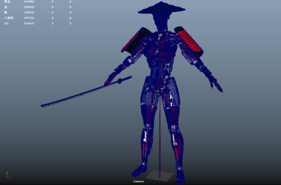 日本 忍者 武士 刺客 杀手 忍刀 机器_冷龙王作品_人物机器人/机甲_cg