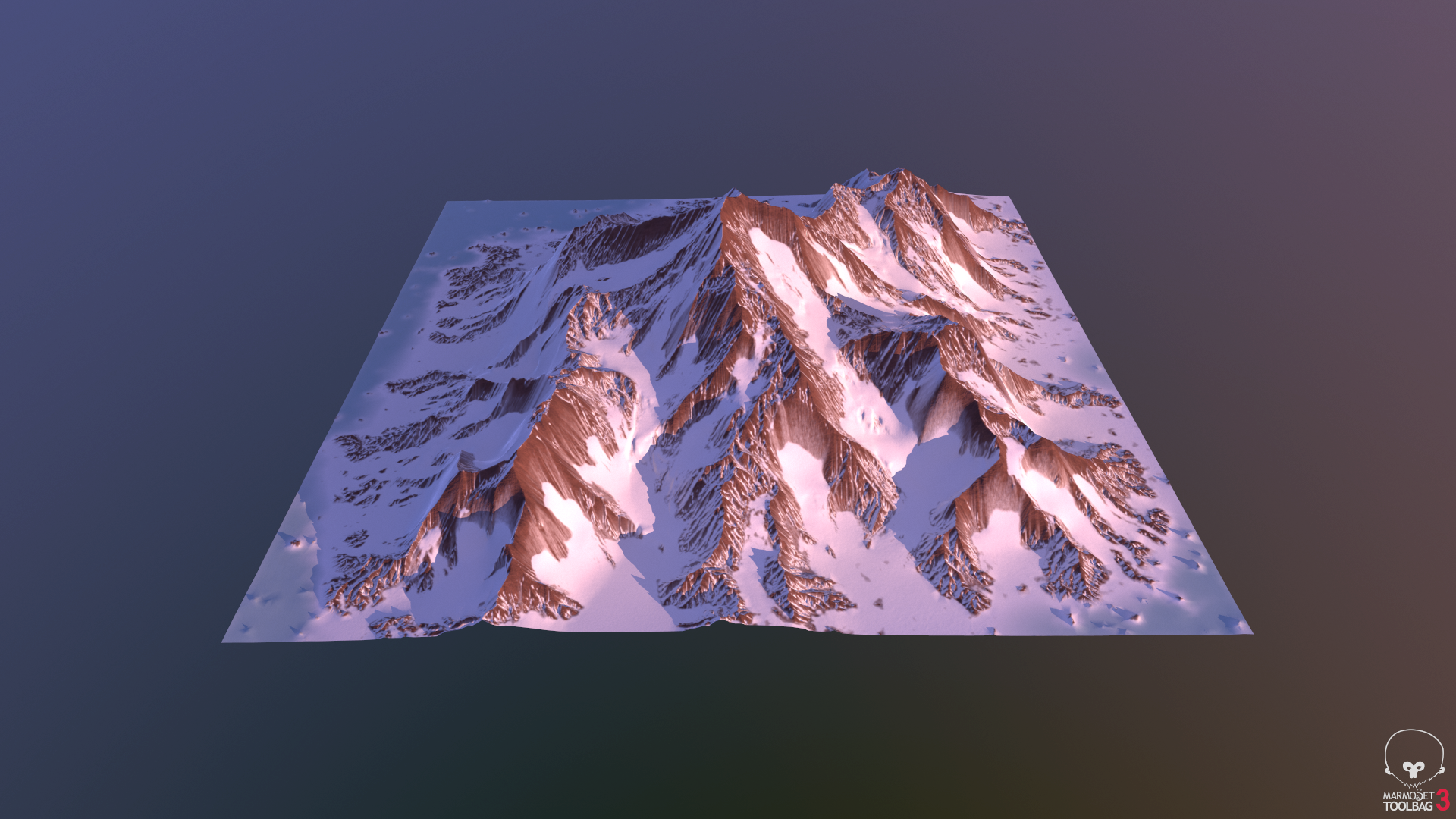 雪山_aplasorry作品_游戏/影视/动画_cg模型网