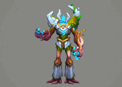 进阶版火元素神【6组动画】手绘 火种 fire 元神精灵