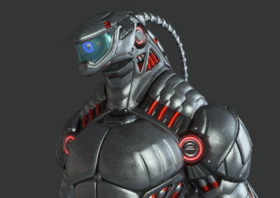 pbr次世代 科幻装甲 机器人 scifi科幻机甲 未来装甲 robot 人形机甲