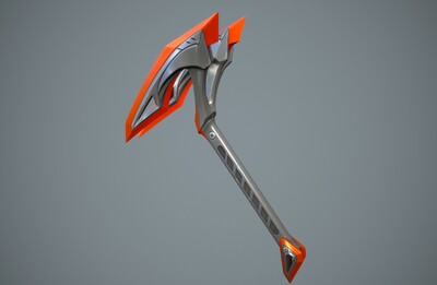 次时代  科幻镐头  pickaxe 堡垒之夜 工具