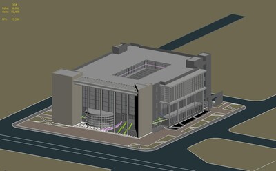 简单 建筑 建筑模型 现代建筑 博物馆 博物馆模型