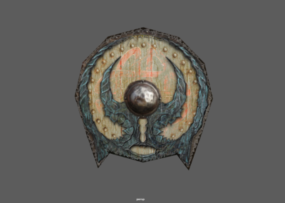 手绘盾牌 手绘风格 神器盾牌 适用网游 手游