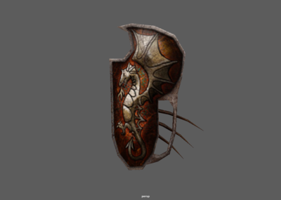 精致手绘盾牌 手绘风格 神器盾牌 适用网游 手游