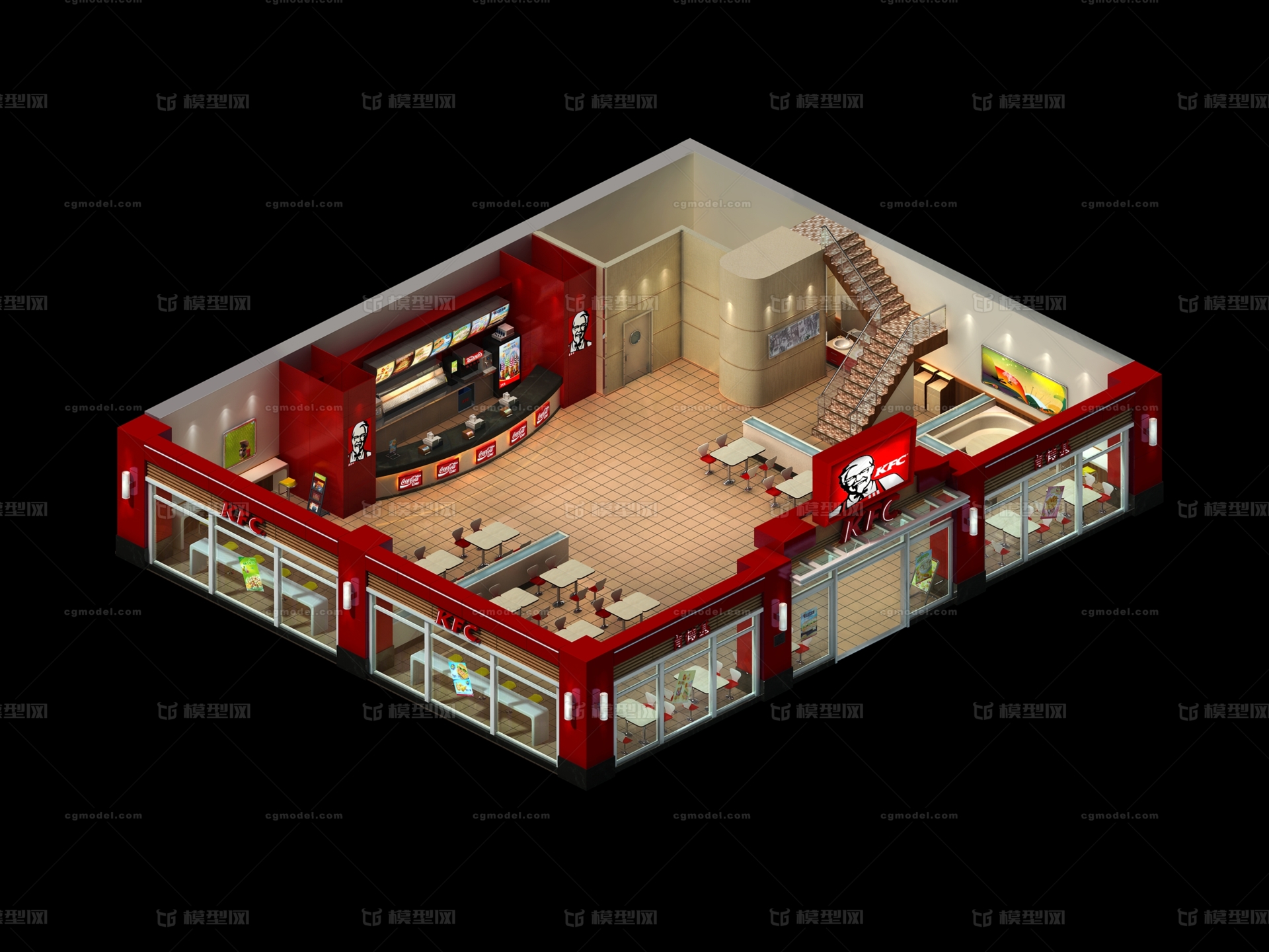 肯得基店  快餐店 kfc