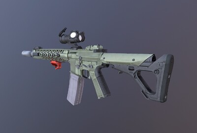 写实lvoa-c 战术步枪 武器 枪支