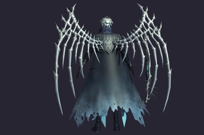 卡通 手绘 男神 堕落天使 魔王 帅哥 小哥哥 法师 骨翼 杀手 二次元