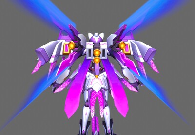 科幻 爱丽丝 机甲 mech 卡通  女战斗机甲 机甲猎人