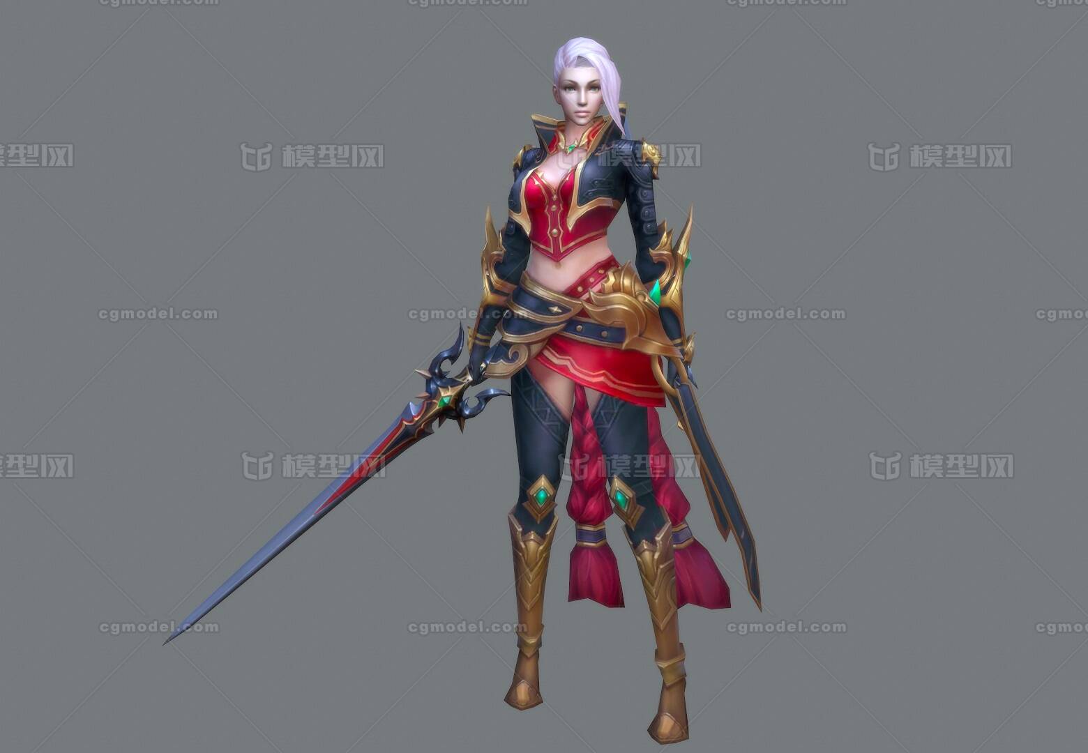 次时代 女角色【动画】 性感女侍卫 侠女