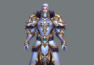 次时代男角色动画武士带刀护卫