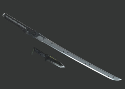 pbr次世代 古剑 道士配剑 中国刀剑 _ymhd110110作品_武器冷兵器_cg