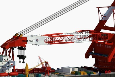 蓝鲸号全回转自航浮吊