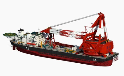 蓝鲸号全回转自航浮吊