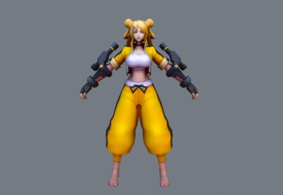 我爱cgmodel作品_人物女人_cg模型网