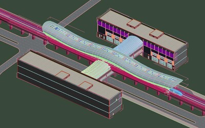 高铁站 高铁站模型 高铁 建筑 建筑模型