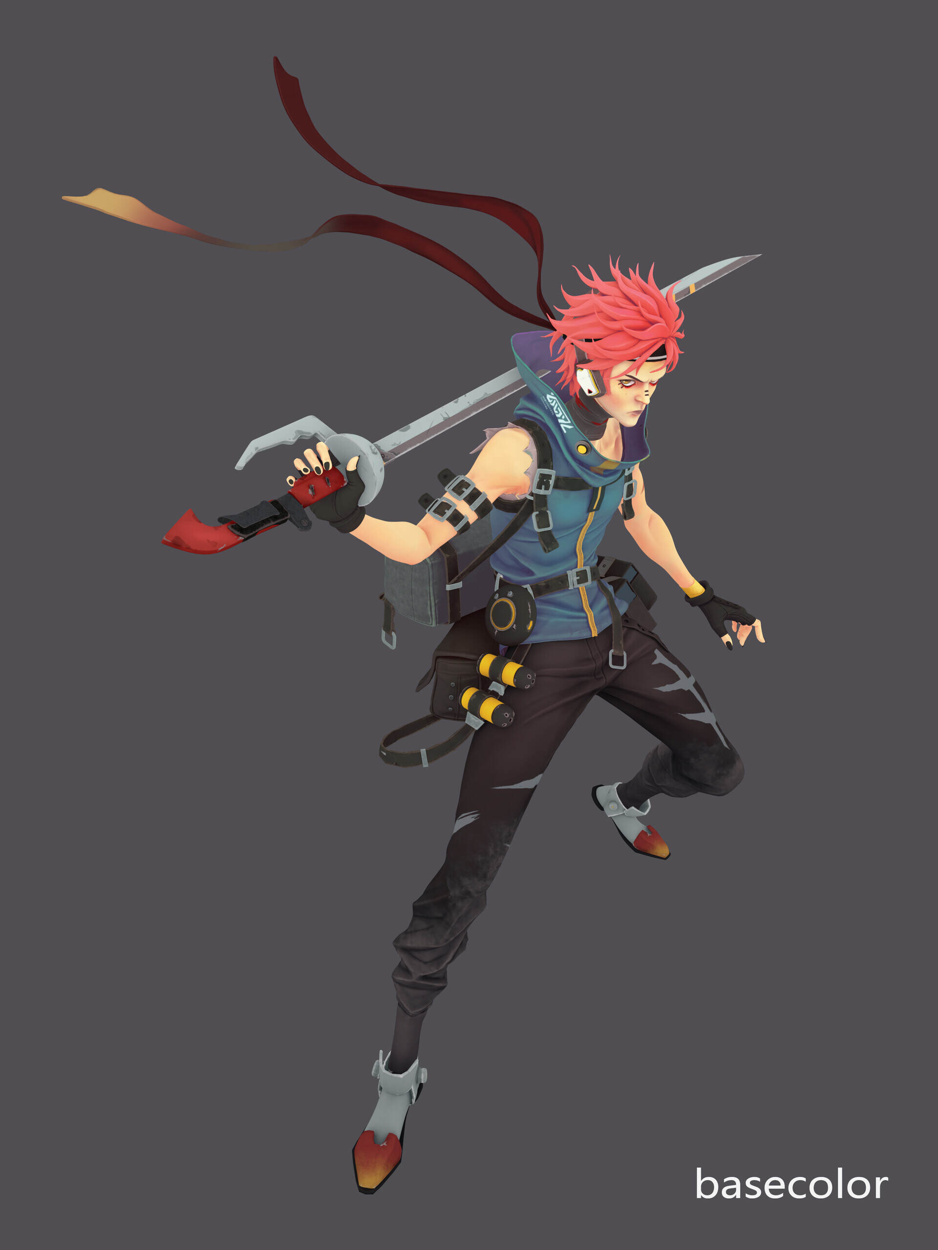 风格化手办男_xue ting作品_角色/人物/生物_cg模型网