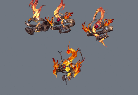 进阶版火元素神【6组动画】手绘 火种 fire 元神精灵