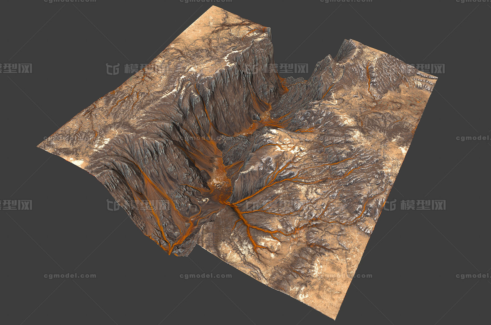 109 pbr次世代 峽谷 火星地形 山谷 沙漠 戈壁 砂岩 山脈 星球 陸地