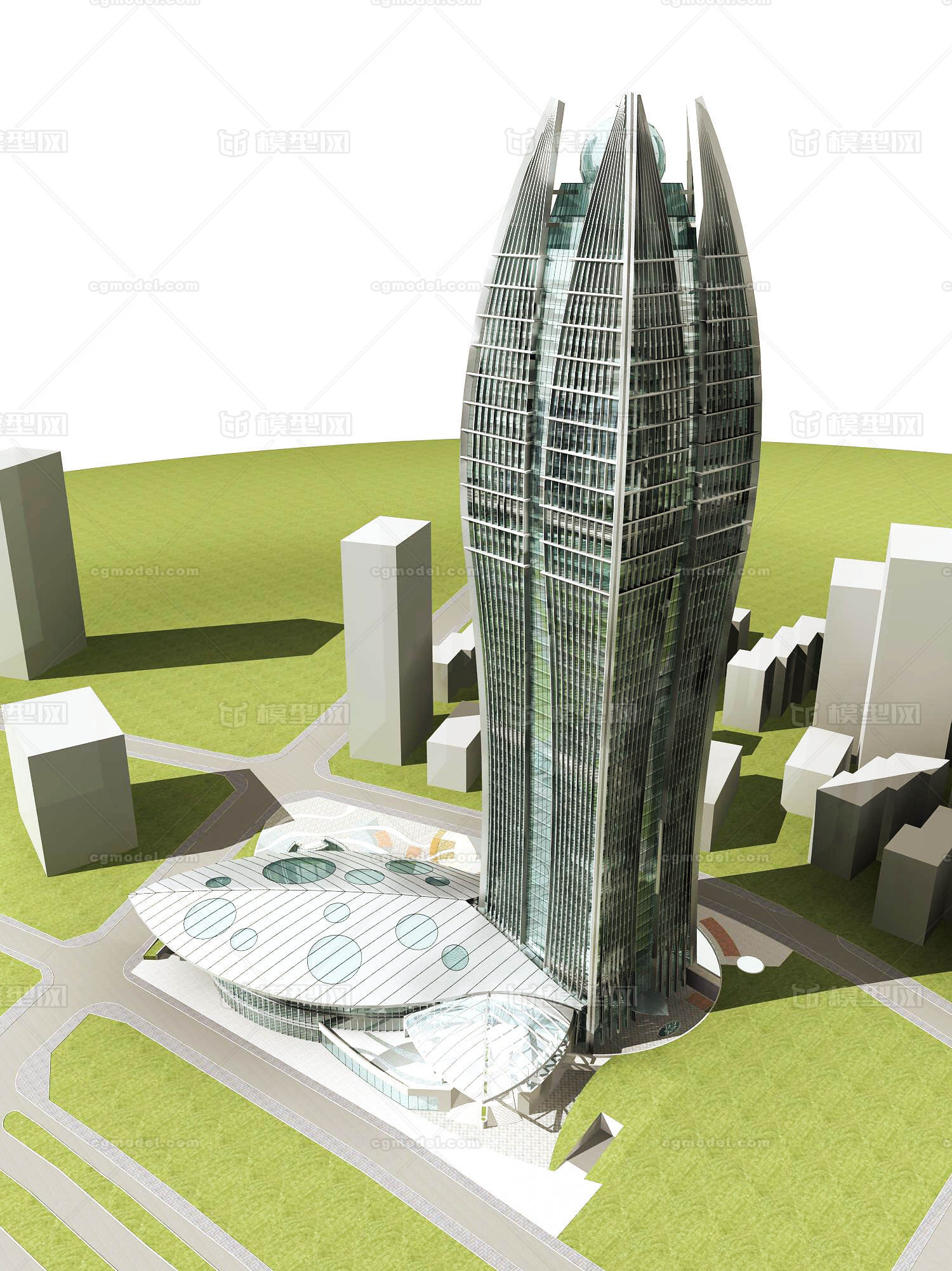 异形建筑 建筑 酒店 酒店模型 建筑模型 高层建筑