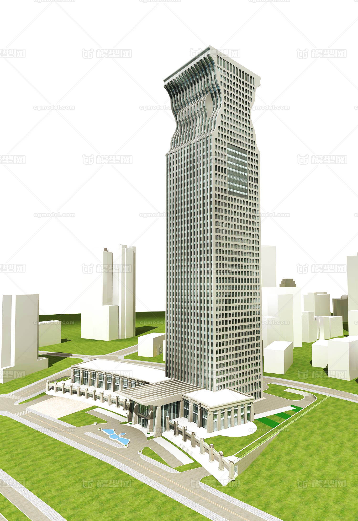 酒店 酒店模型 建筑 建筑模型 高层建筑 高层酒店