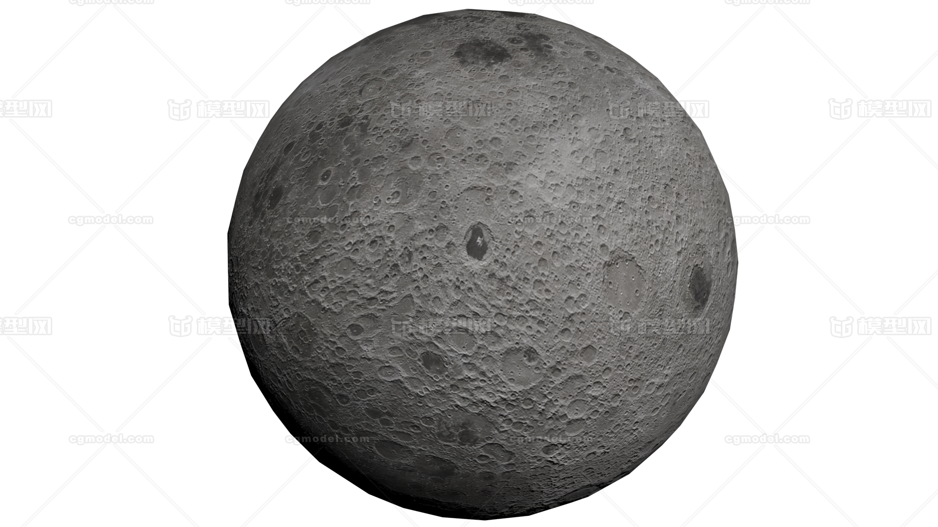 2k高清简模写实月球模型