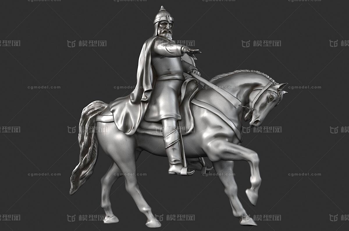 古代将军骑马壁纸图片