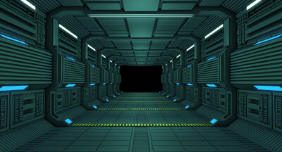 科幻走廊 R科幻场景模型-科幻建筑模型库-FBX(.fbx)模型下载-cg模型网