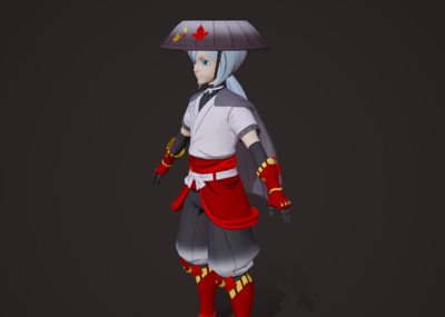 卡通 q版 浪人 日本武士 鬼武士 东洋人 东洋武士 东瀛 忍者 浪客