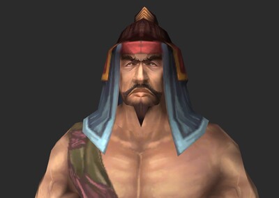 游戏人物 卡通人物 游戏模型 农民 壮士 士兵 壮丁 武士 农民 古代