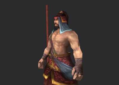 游戏人物 卡通人物 游戏模型 农民 壮士 士兵 壮丁 武士 农民 古代